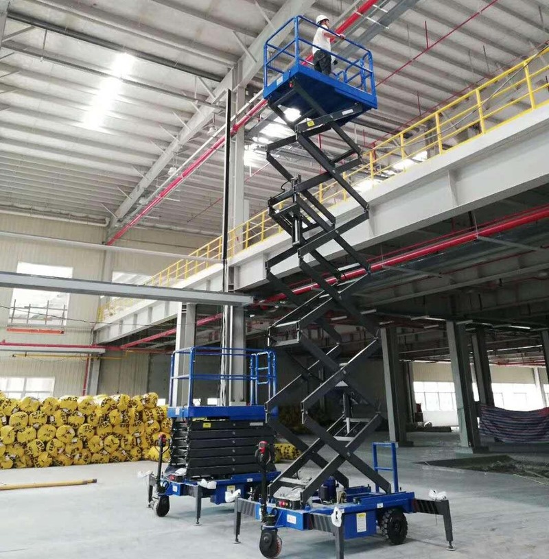 玉林助力行走剪叉式高空作业平台