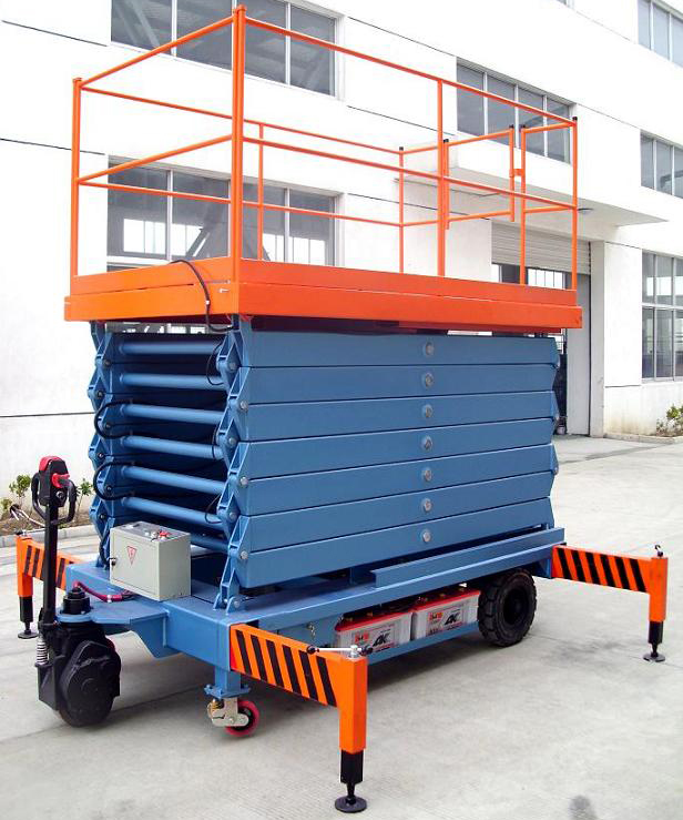 玉林助力行走剪叉式高空作业平台
